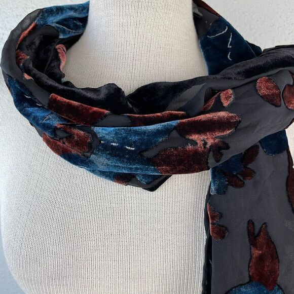 Laura Leigh Ltd Collection Silk Blend Scarf EUC - Picture 2 of 4